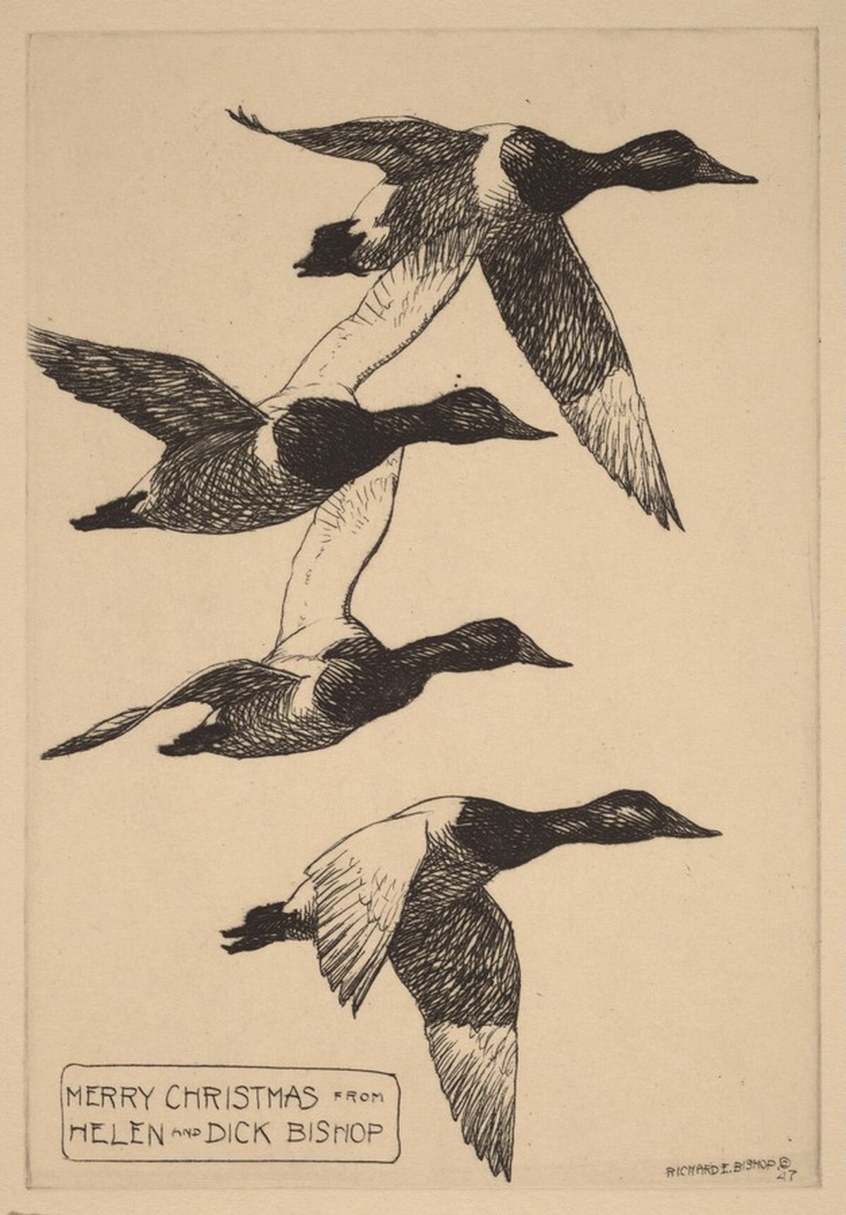 Christmas Card from Helen and Dick Bishop