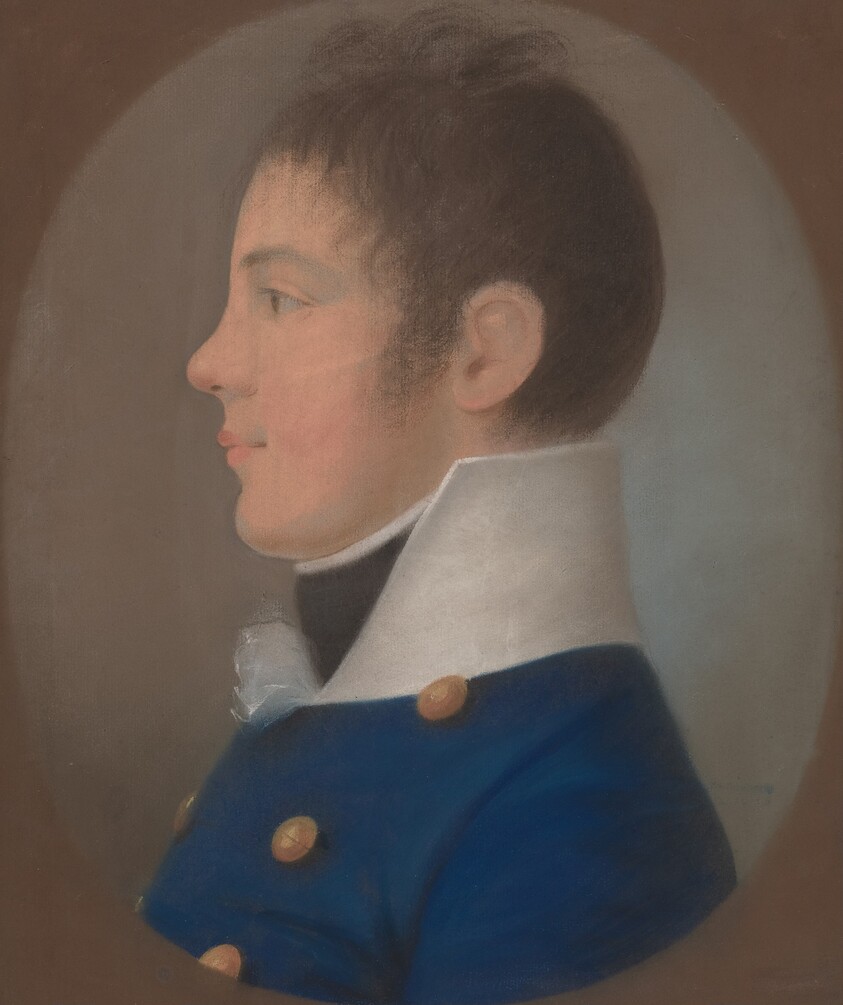 Portrait of a Young Man in Profile
