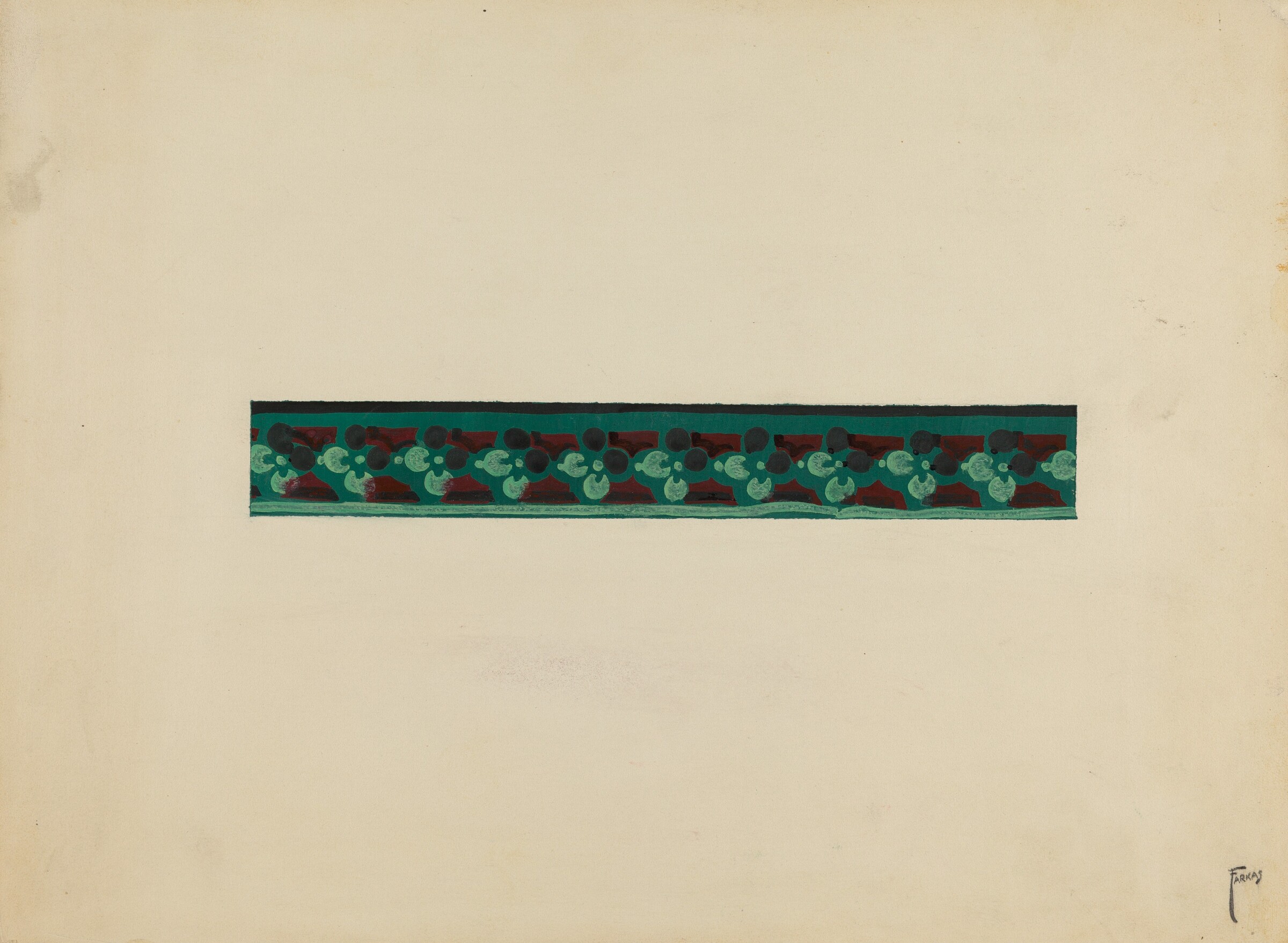 Wall Paper Border, Paul Farkas, c. 1936