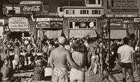 Muscle Beach, Los Angeles, Max Yavno, 1949, printed c. 1970