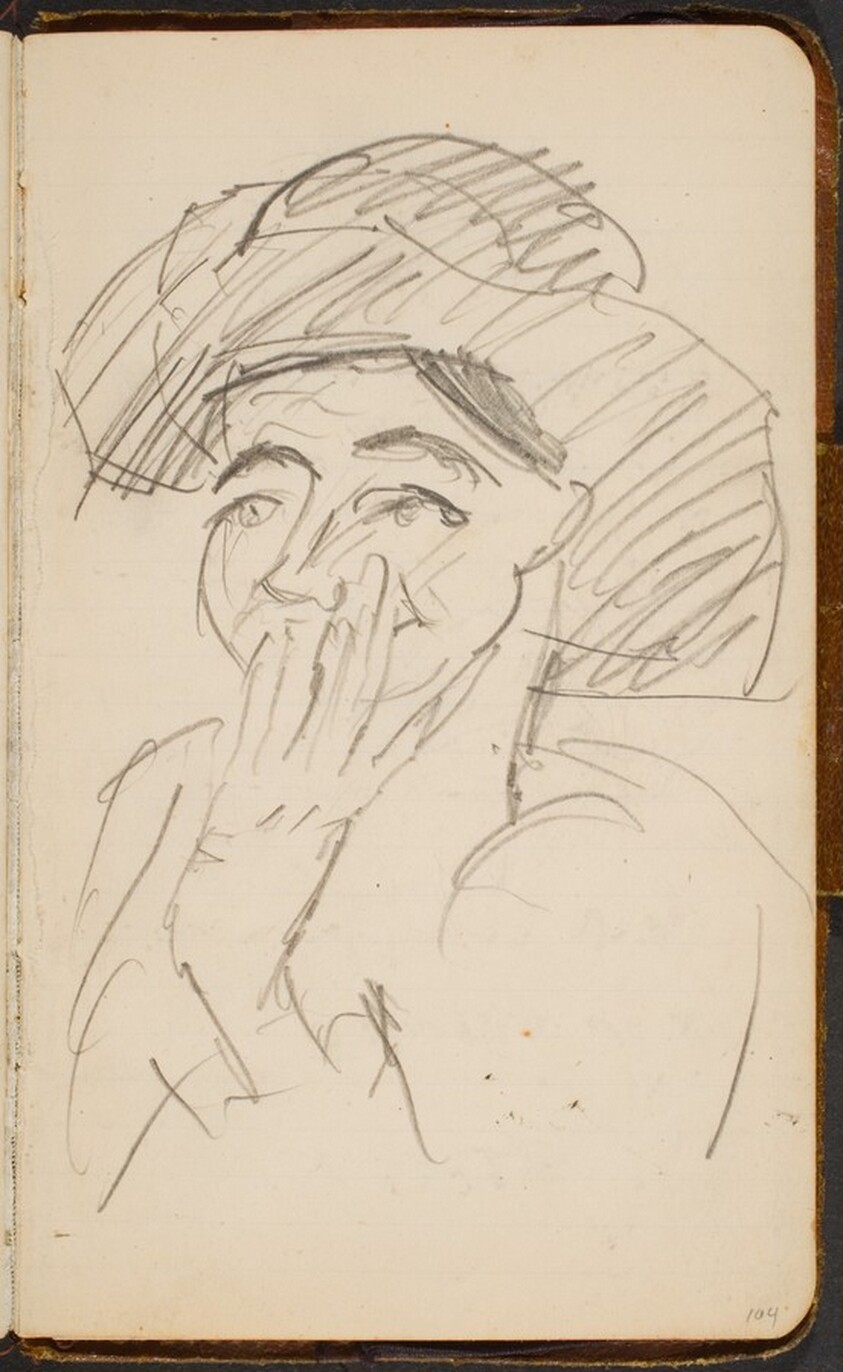 Frau mit Hut (Woman with a Hat) [p. 104]
