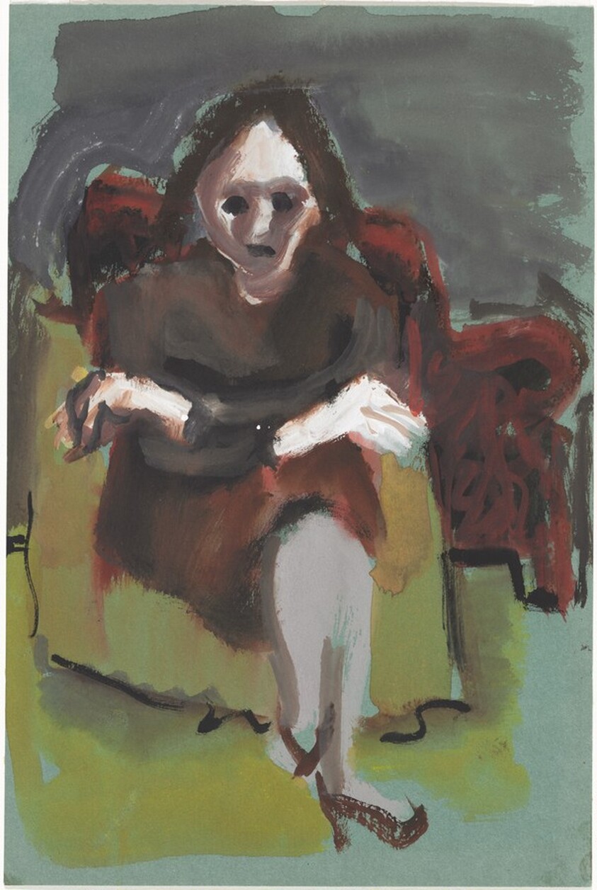 Untitled (woman in armchair)
