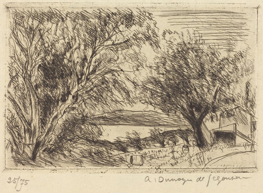 Saint-Tropez, la ferme a l'aire (petite planche)