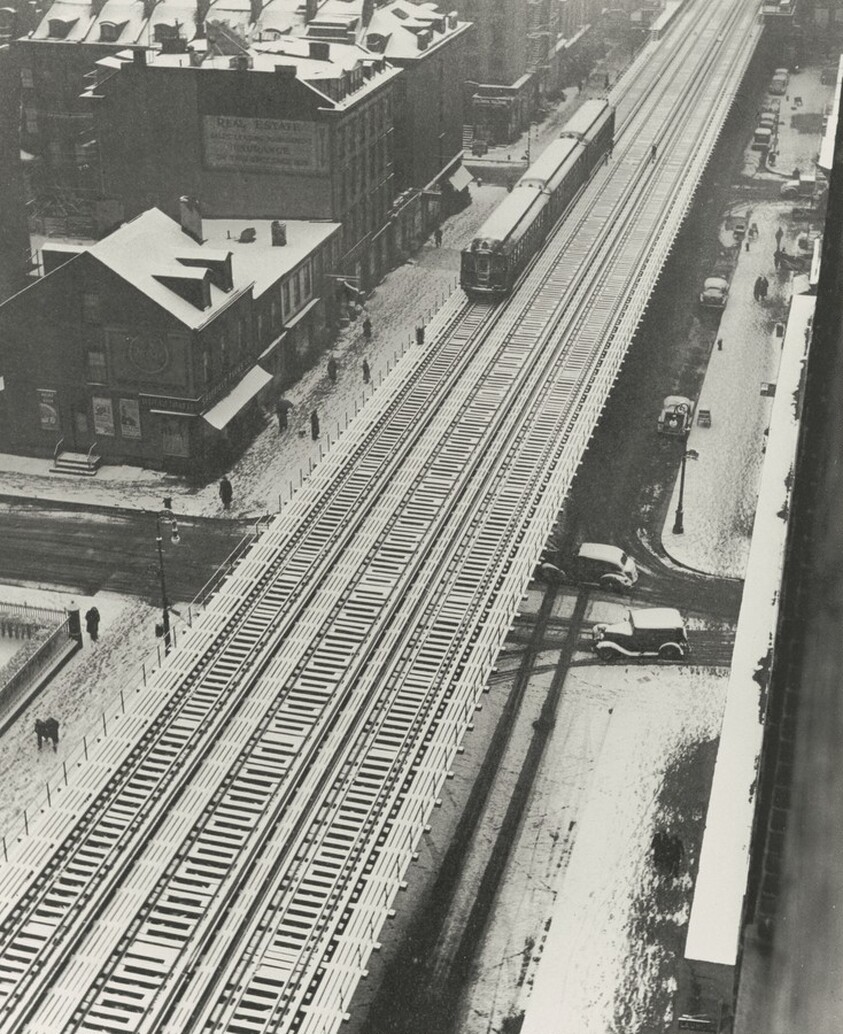 Ninth Avenue Elevated, Looking North from 20th Street