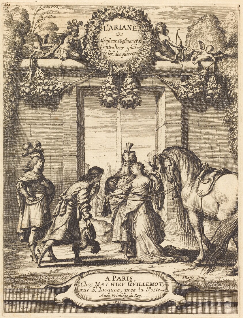 Title Page to Jean Desmarets' "L'Ariane"