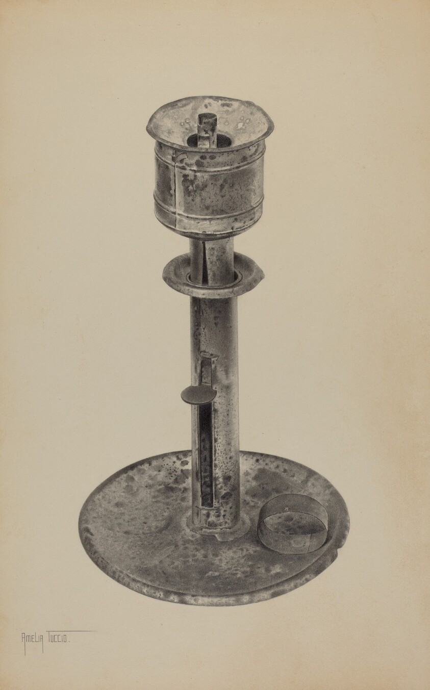 Candlestick/Whale Oil Lamp