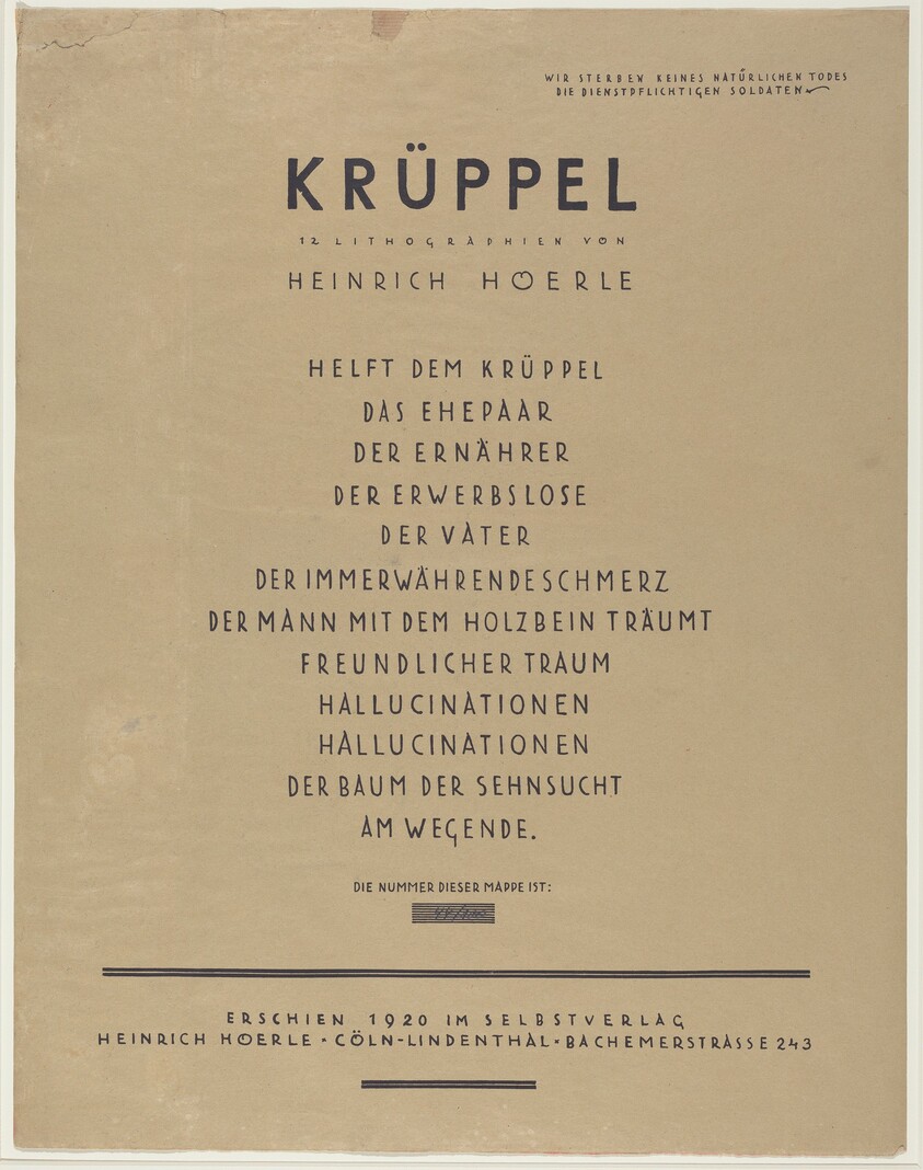 Krüppel (Cripples)