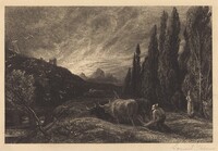 The Early Ploughman, Samuel Palmer, in or before 1861