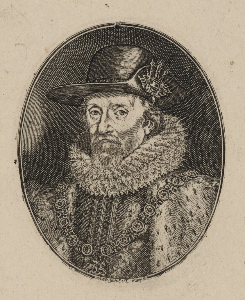 James I, King of England [top half]