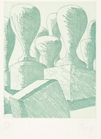 Suburbs (Softground Series) I, Tony Cragg, 1990