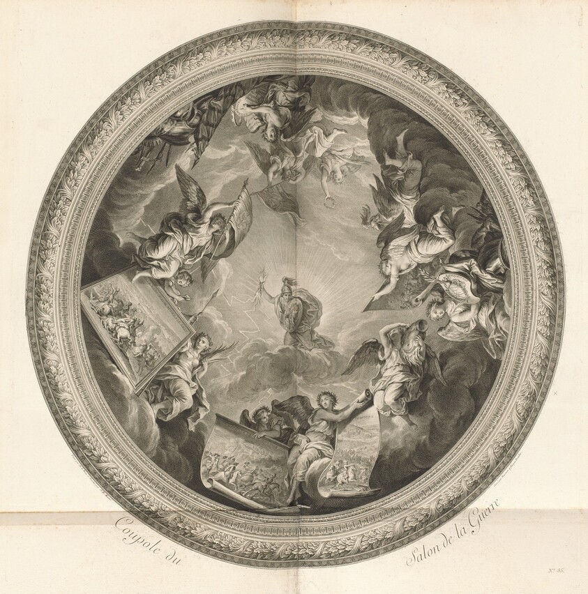 Coupole du Salon de la Guerre (Cupola of the Salon of War) [pl. 35]