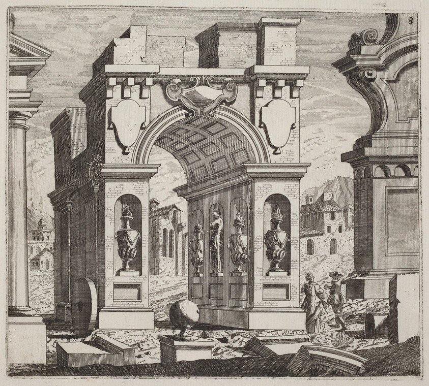 Architectural Fantasy with a Triumphal Arch