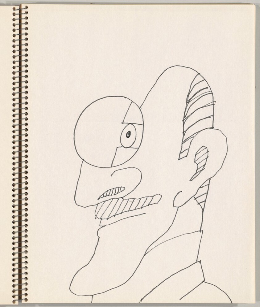 Self-Portrait in Profile