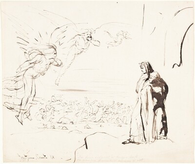 Scene from the Inferno (canto IX)