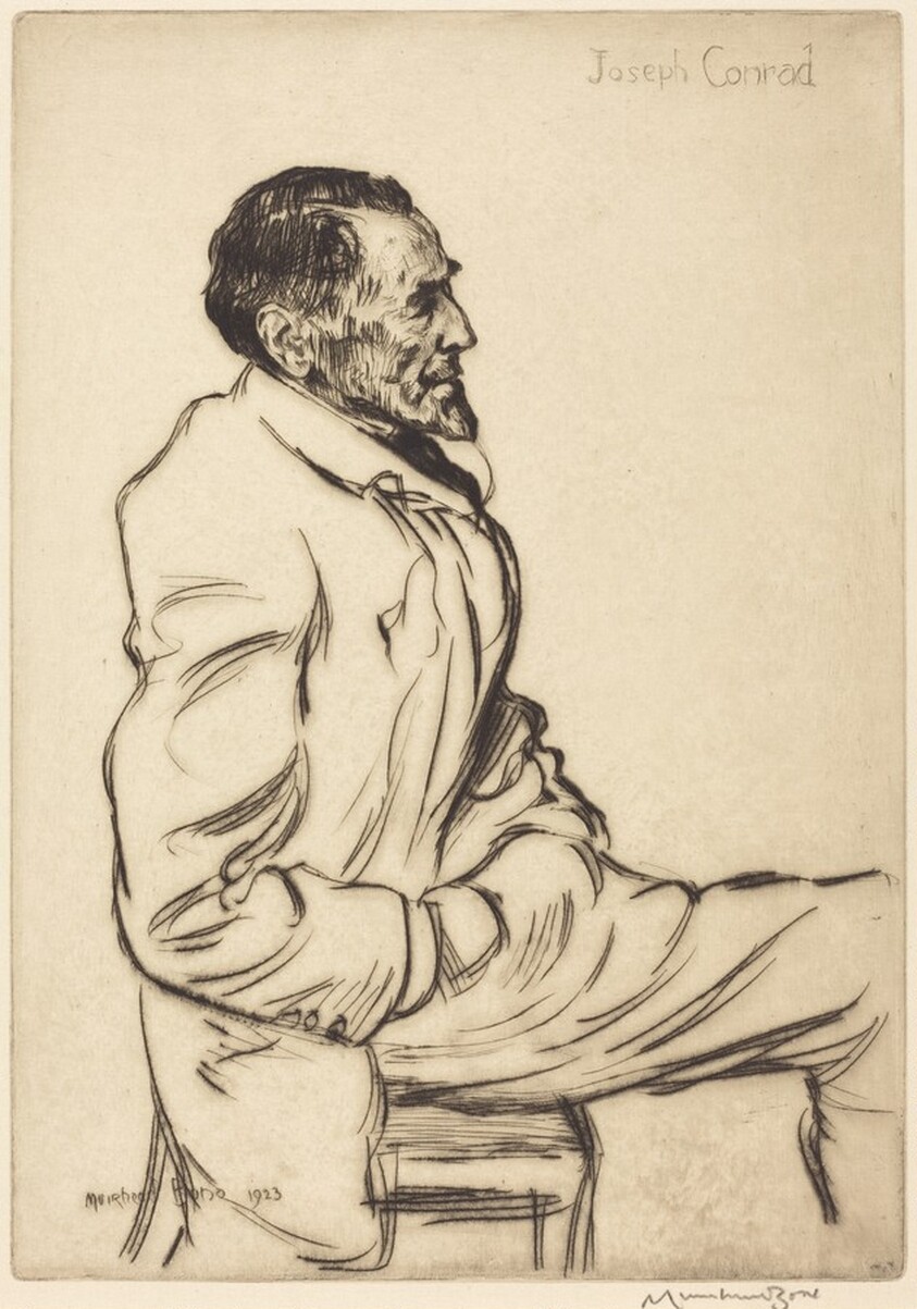 Joseph Conrad Listening to Music