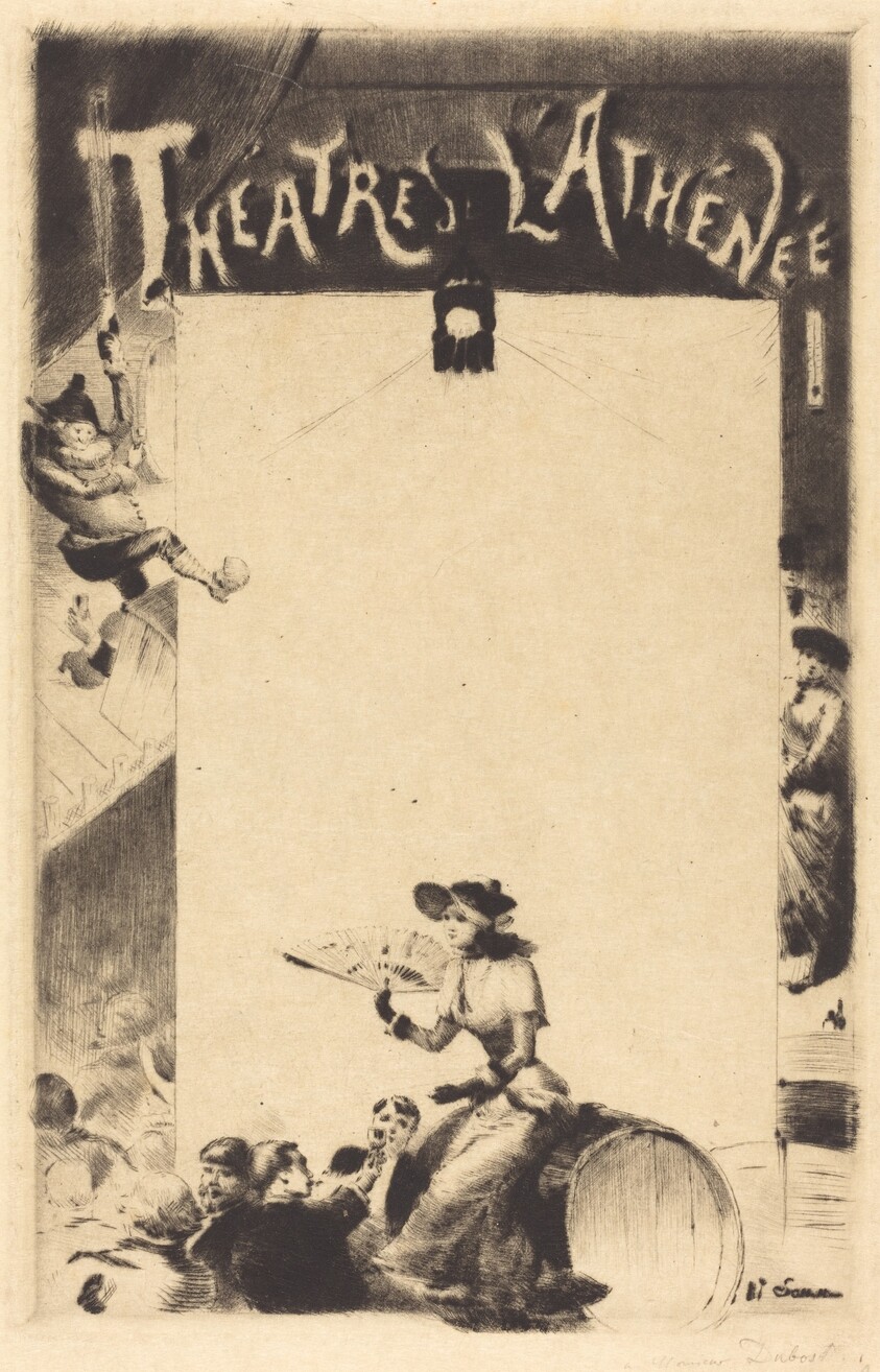 Program for "Théatres l'Athénée"