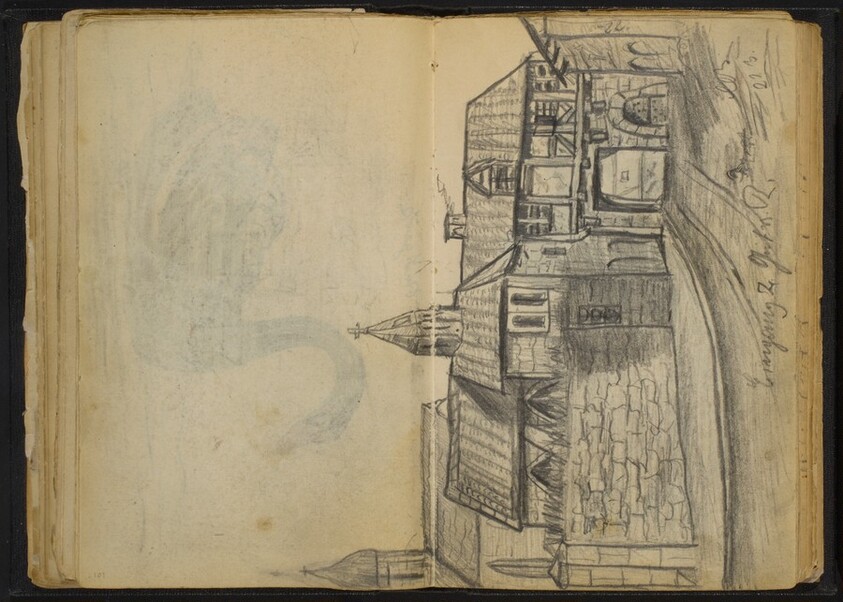 Rustic Building with a Walkway