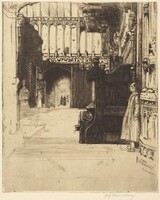 Henry the Seventh's Chapel, David Young Cameron, 1899
