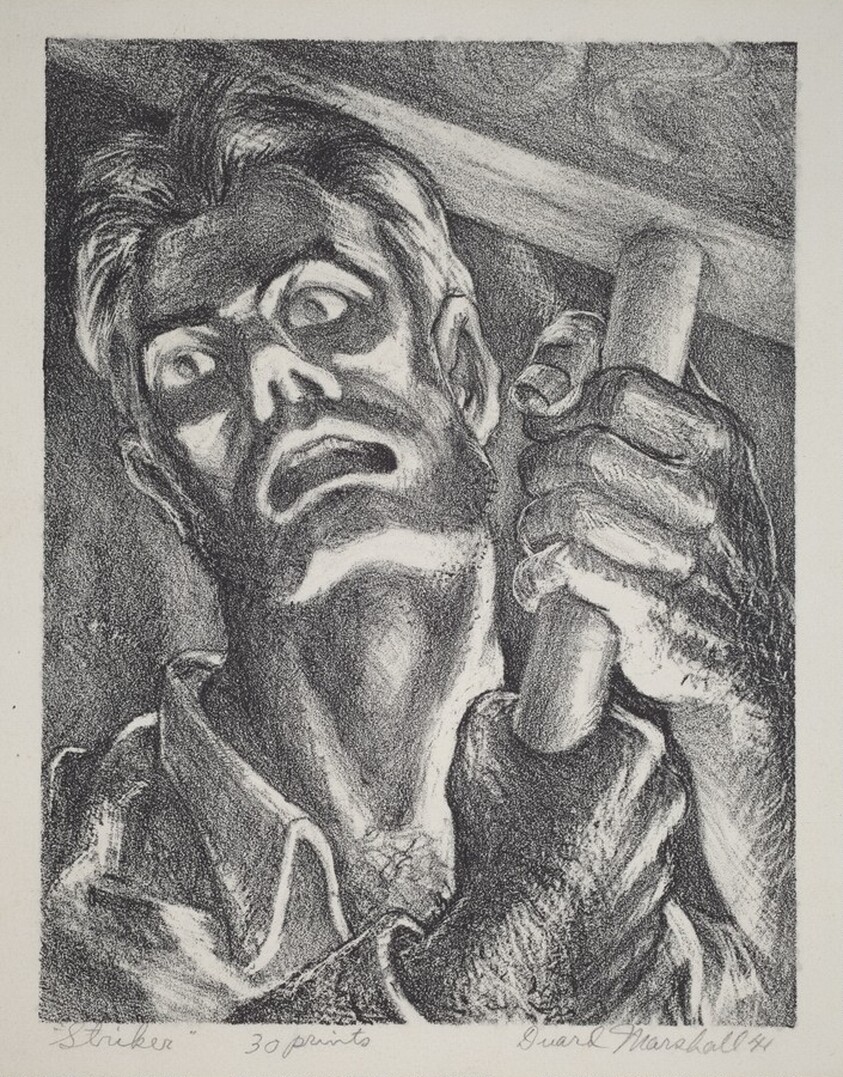 Striker (self-portrait)