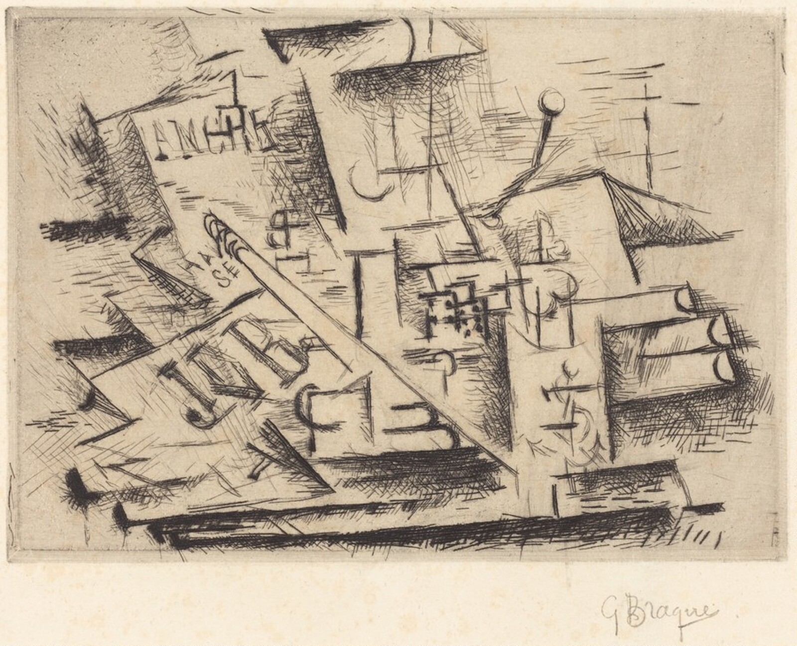 Job, Georges Braque, 1911