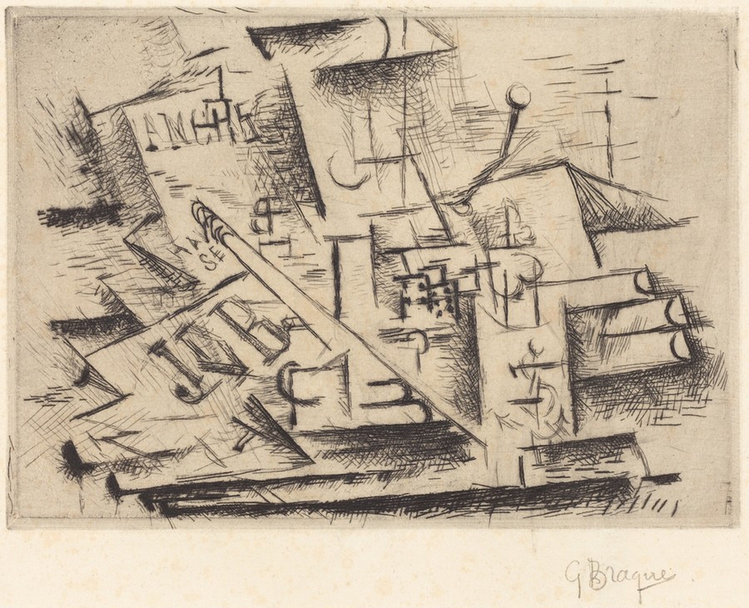 Job, Georges Braque, 1911