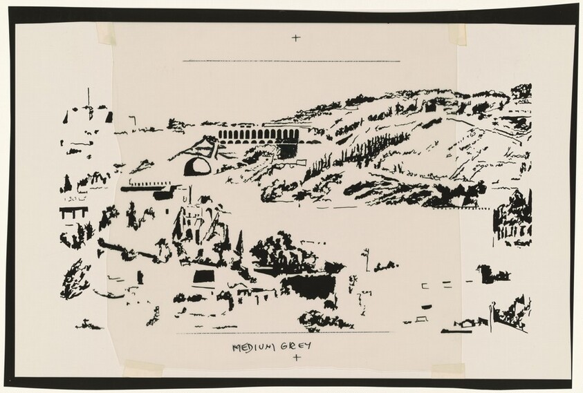 Study for "Jerusalem, Temple Mount"