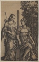 Venus Appearing to Aeneas, Marcantonio Raimondi, c. 1505