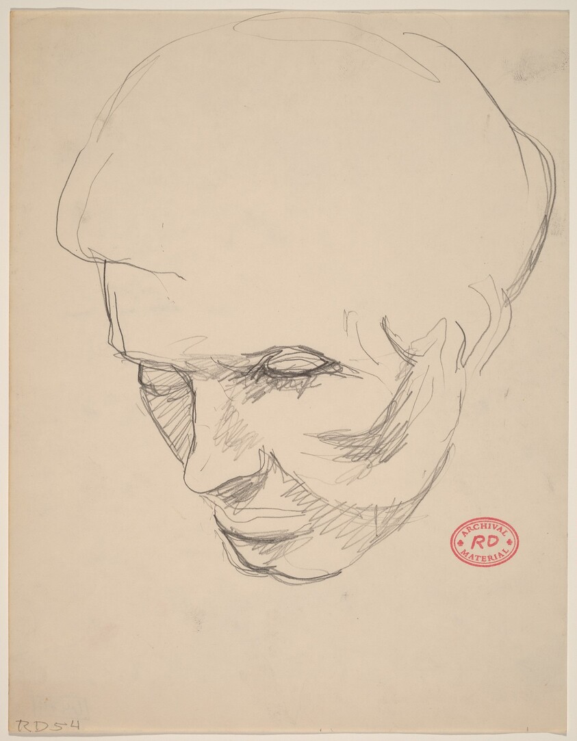 Untitled [head study]