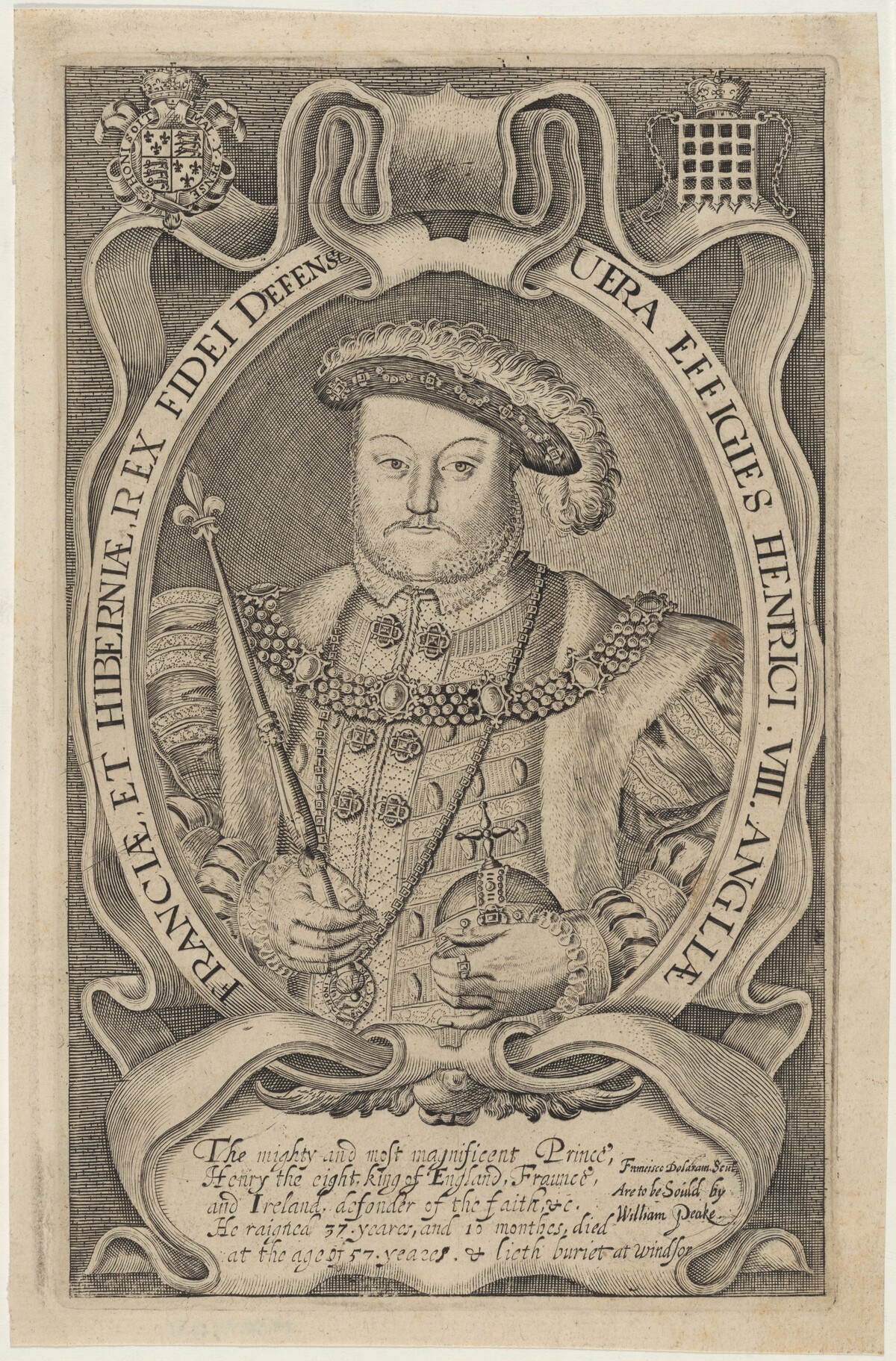 Henrici VIII Angliae, Franciae et Hiberniam Rex (King Henry VIII)