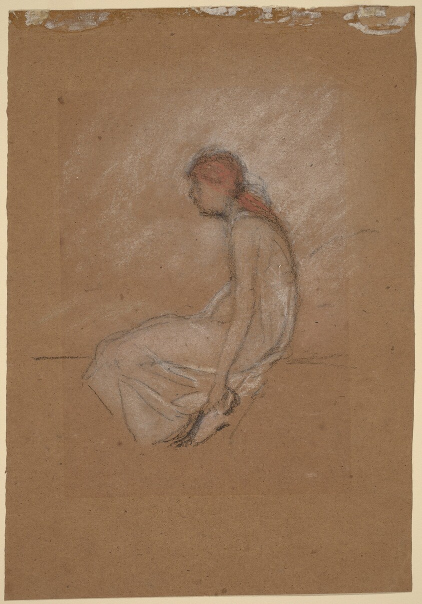 Seated Woman with Red Hair