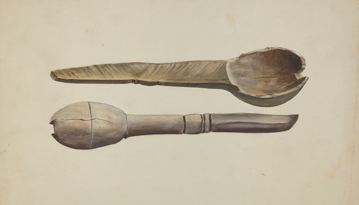 Carved Wooden Spoon