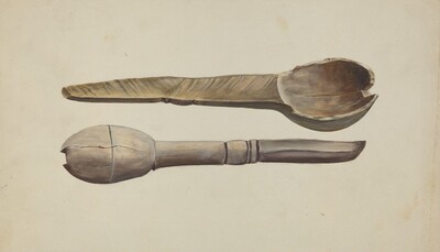 Carved Wooden Spoon