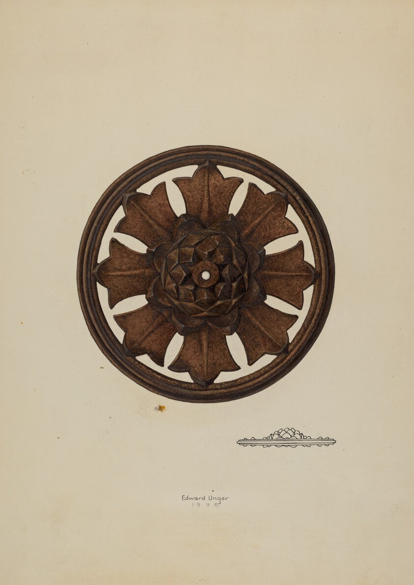 Perforated Rosette