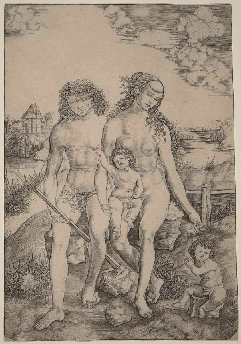 Adam and Eve with the Infants Cain and Abel