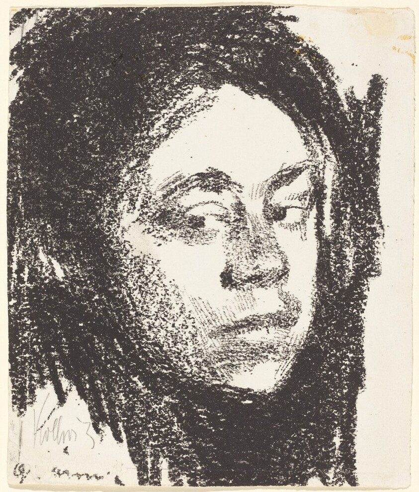 Self-Portrait, Three quarters Right (Selbstbildnis, dreiviertel nach Rechts)