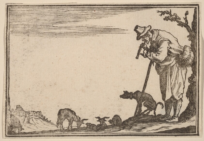 Shepherd Playing Flute