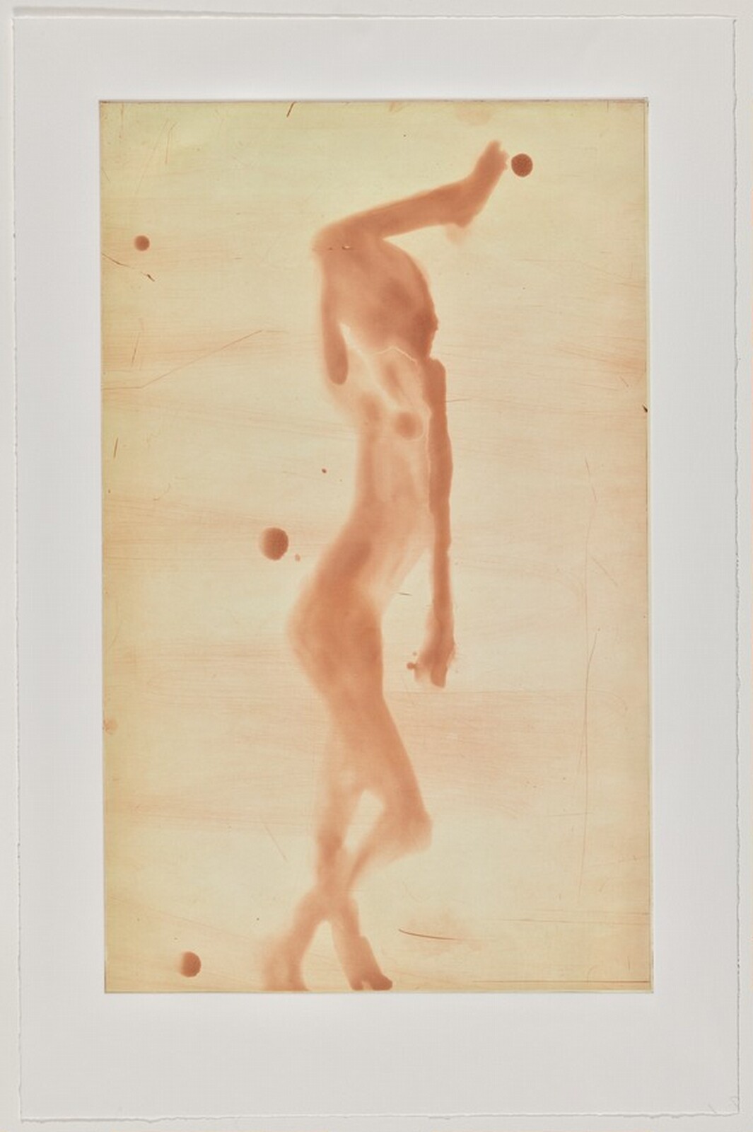 Copper Plate Nude 5 [working proof 1], Nathan Oliveira, 1998