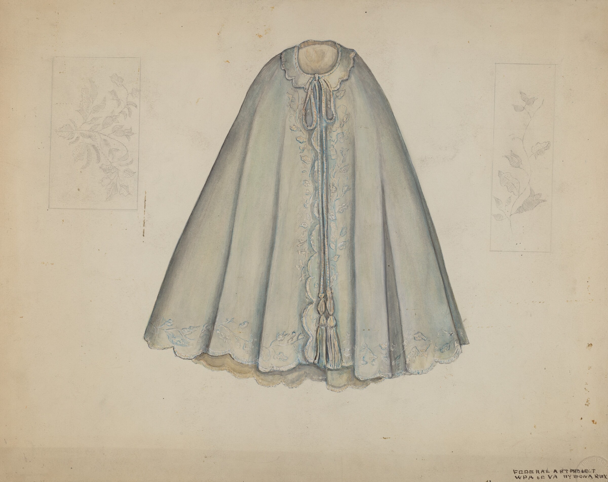 Child's Cape, Edna C. Rex, 1935/1942