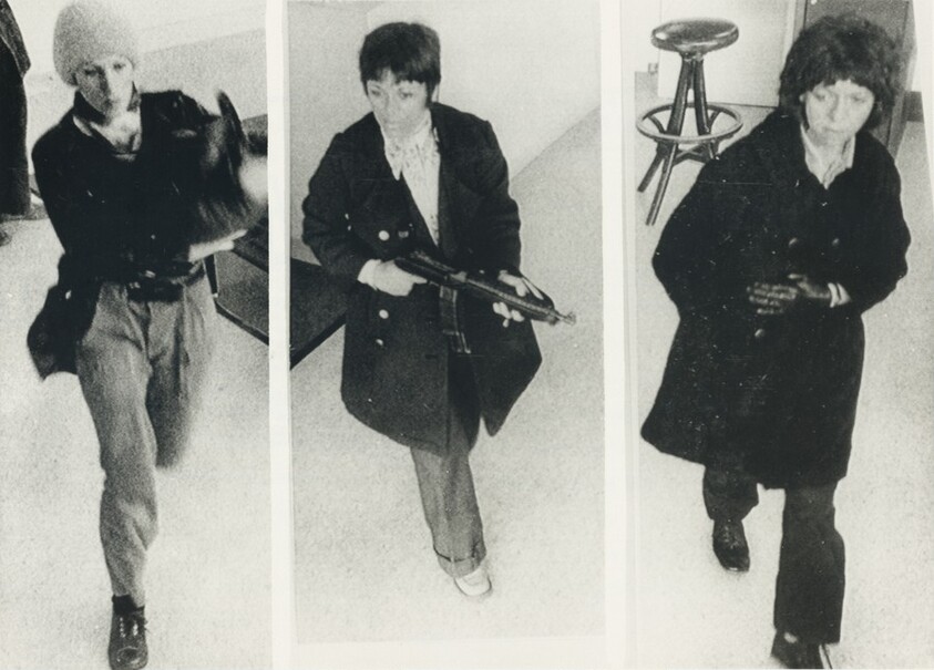 Title from caption on object: “Bank Robbing Trio”