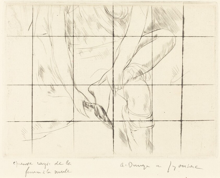 Woman with Slipper (La Femme a la mule)