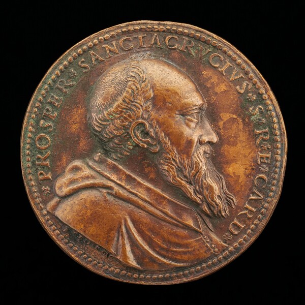 Prospero Publicola Santacroce, 1514-1589, Cardinal, 1565 [obverse]