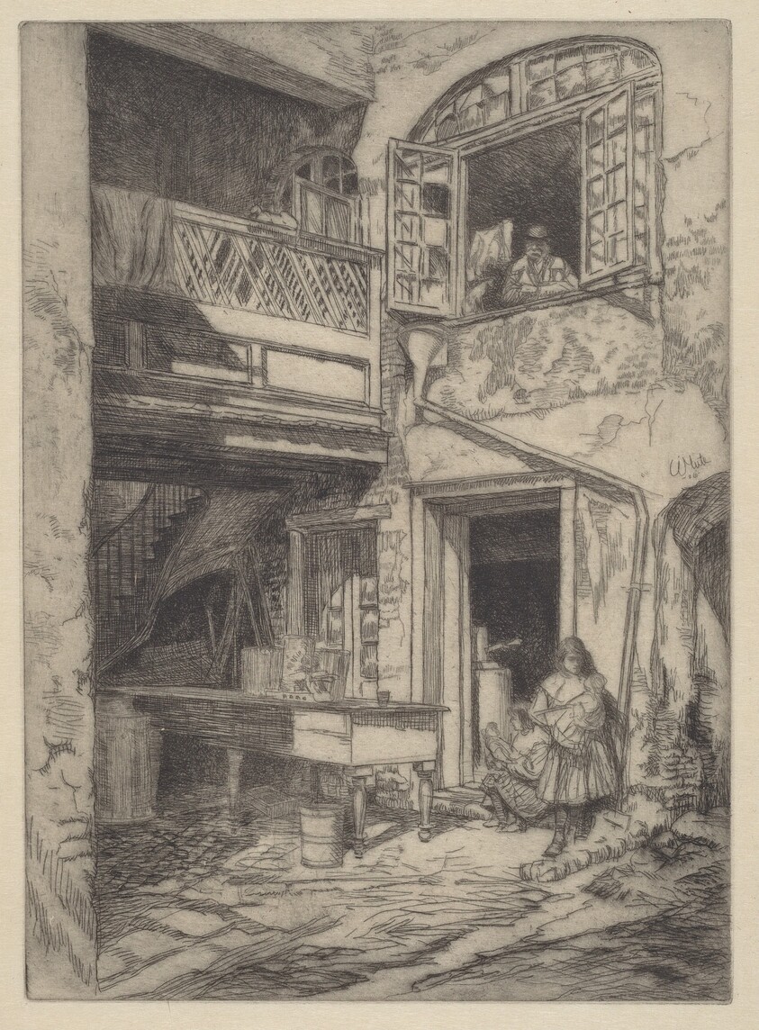 An Old Courtyard (New Orleans)