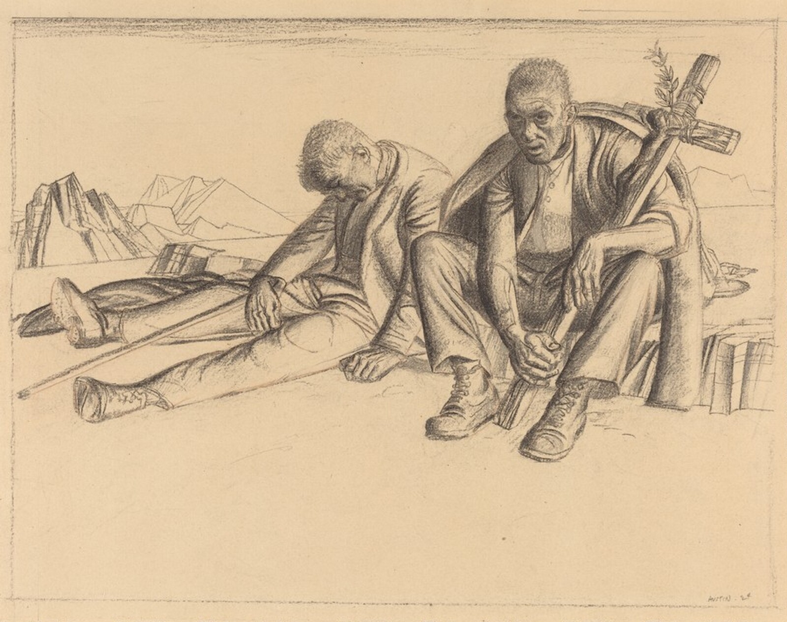 The Return from Festa, Robert Austin, 1924