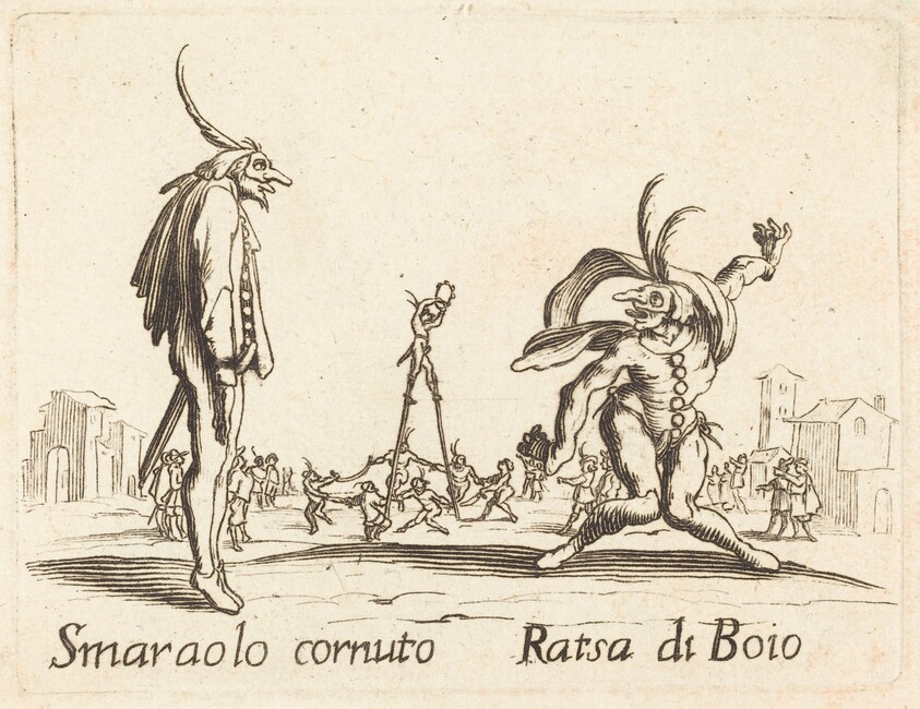 Smaralo Cornuto and Ratsa di Boio