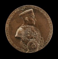 Lodovico II Gonzaga, 1412-1478, 2nd Marquess of Mantua 1444 [obverse], Bartolommeo Melioli, 1475