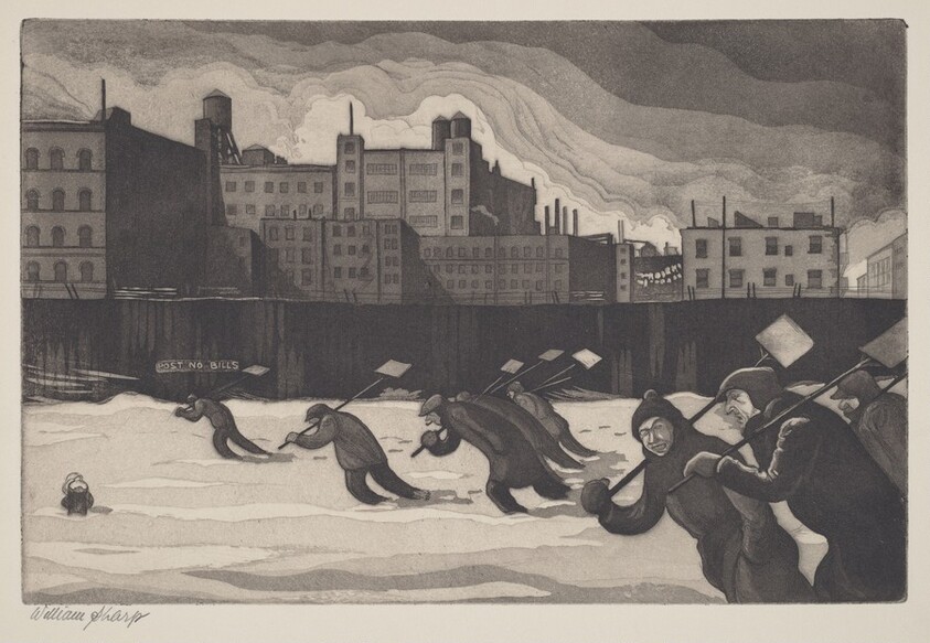 Snowflakes Over Manhattan