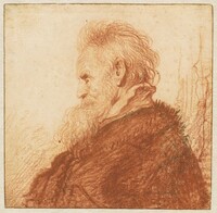 Head of an Old Man (recto), Rembrandt van Rijn, c. 1631