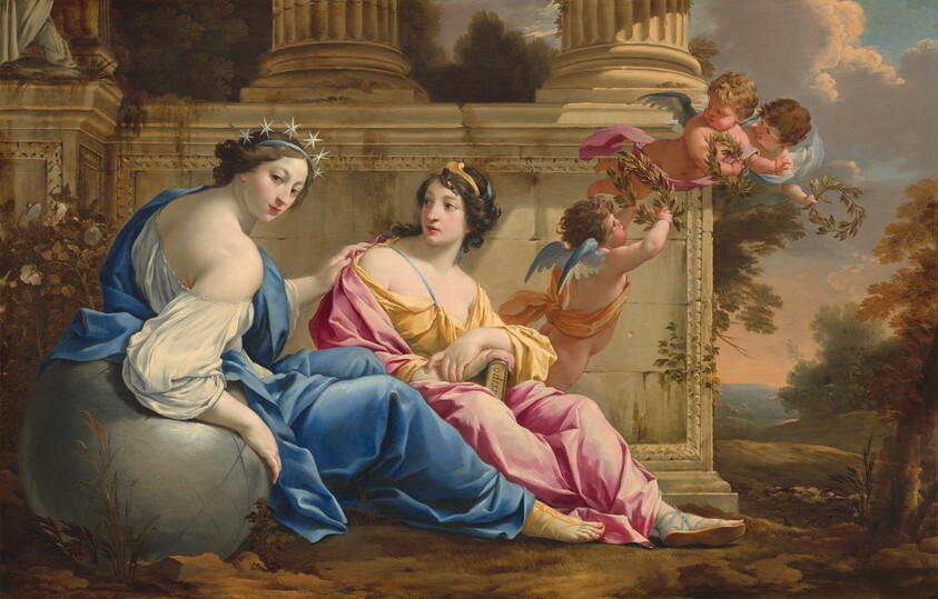The Muses Urania and Calliope