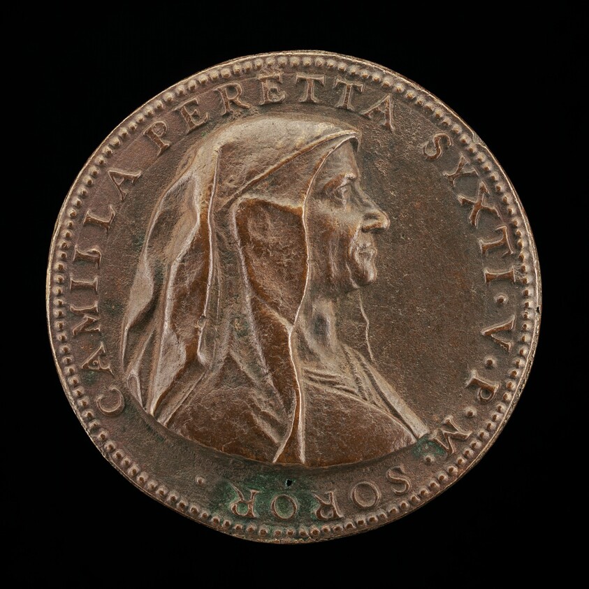 Camilla Peretti, died 1591, Sister of Pope Sixtus V [obverse]