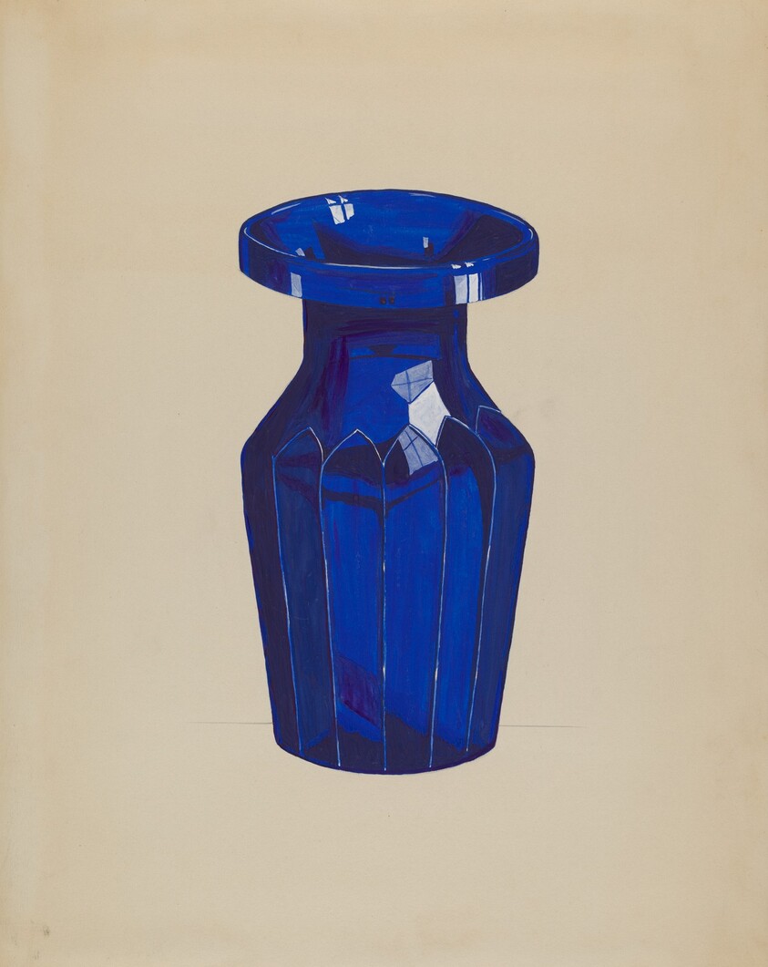 Cobalt Vase